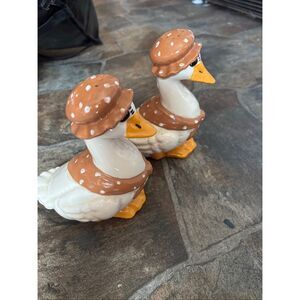 vintage Sittre Ceramics "Mother Goose" salt and pepper shakers